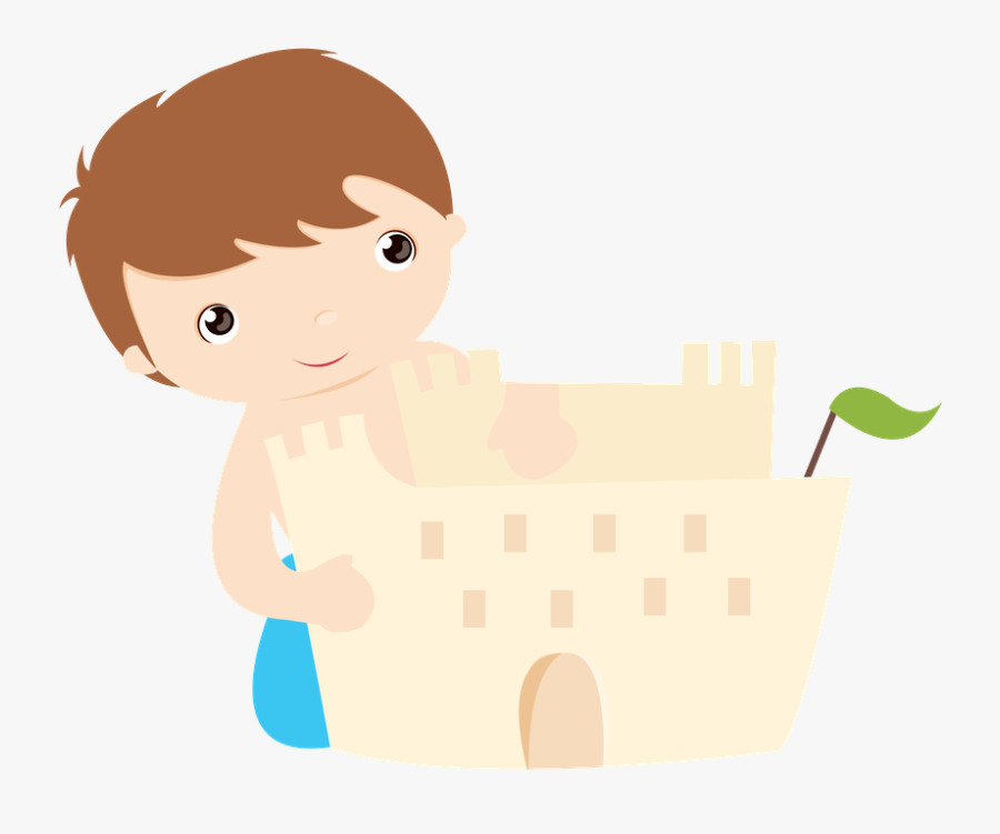 Niño En La Playa Png, Transparent Clipart