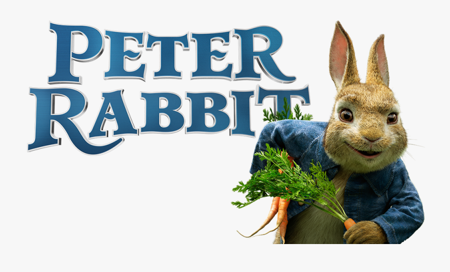 Peter Rabbit Film Logo, Transparent Clipart