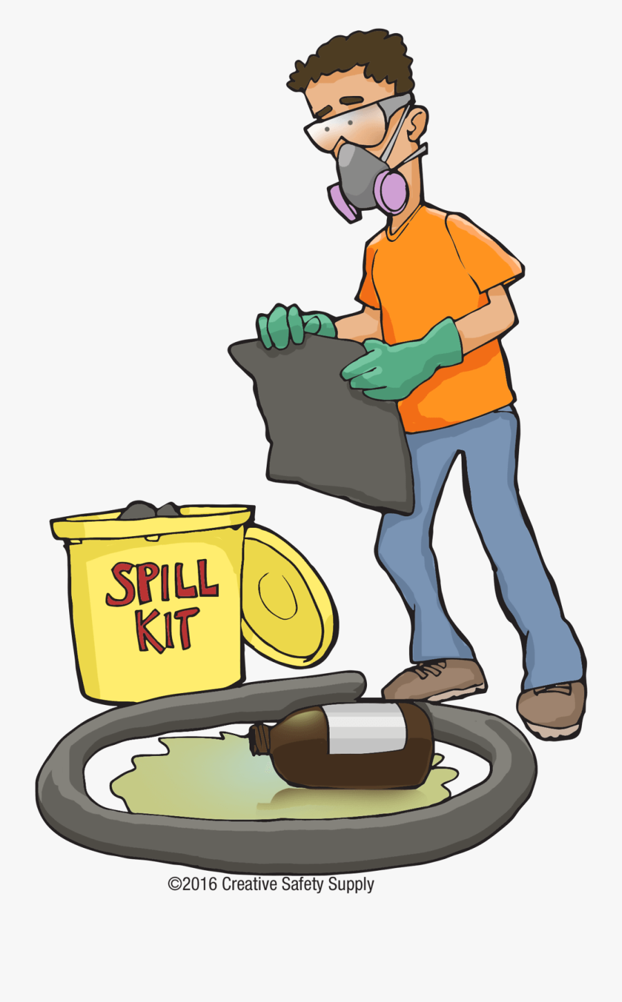 Spill Kit Clipart, Transparent Clipart