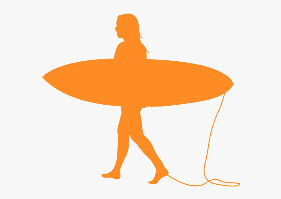 Surf Pumpkin Carving Stencil, Transparent Clipart