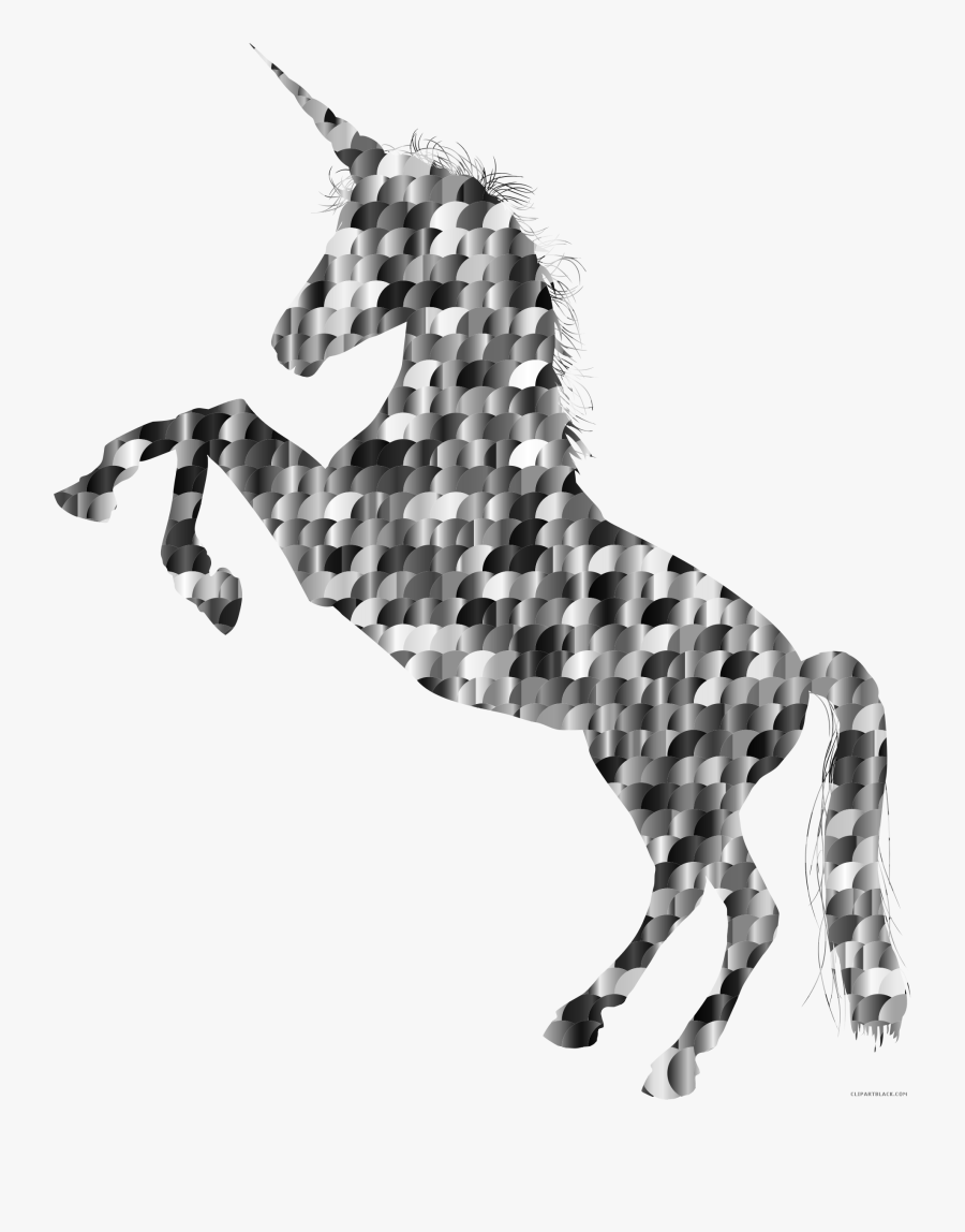 Unicorn Clipart Silver - Clip Art, Transparent Clipart