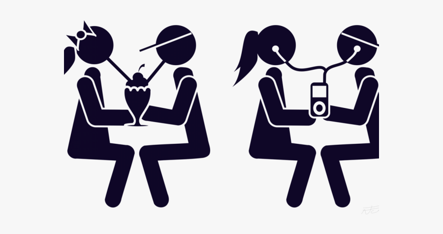 Black Couples Cliparts - Slang The Generation Gap, Transparent Clipart