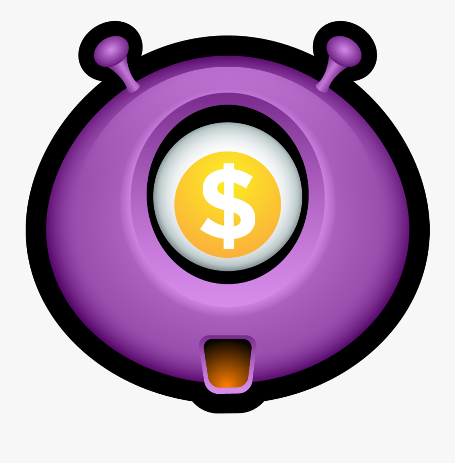 Purple Clipart Money - Alien Avatar, Transparent Clipart