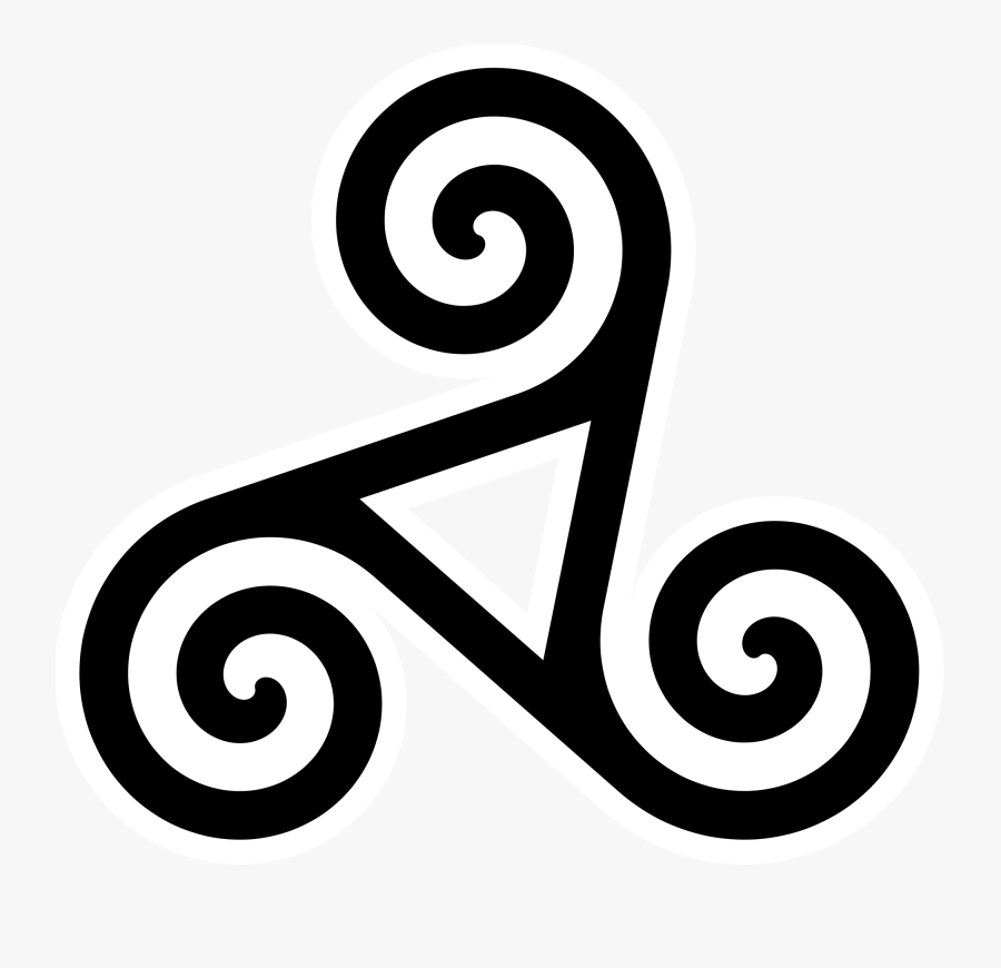Transparent Money Symbol Png - Triskele Hollow Triangle, Transparent Clipart