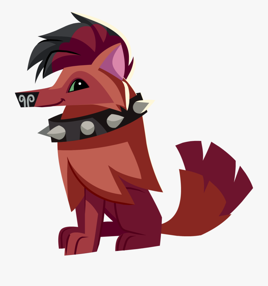 Red Arctic Wolf Graphic - Portable Network Graphics, Transparent Clipart