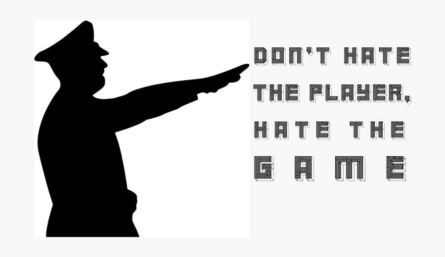 Hate Clipart Free For Download - Silhouette, Transparent Clipart