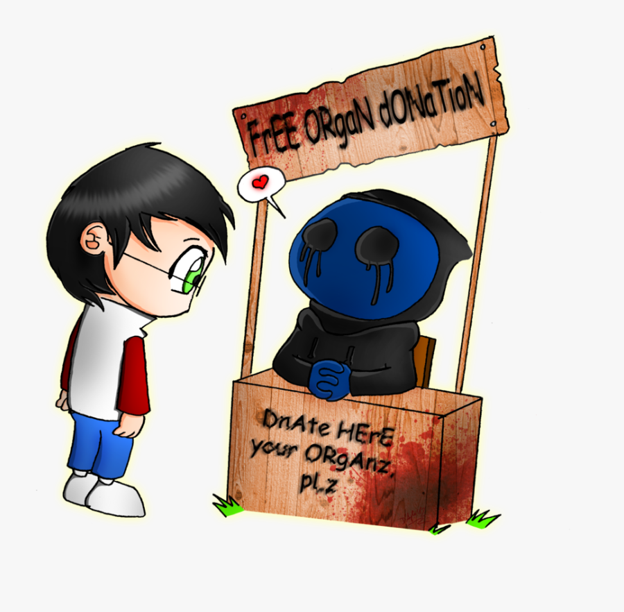 Transparent Jack Clipart - Eyeless Jack Cute Creepypastas, Transparent Clipart