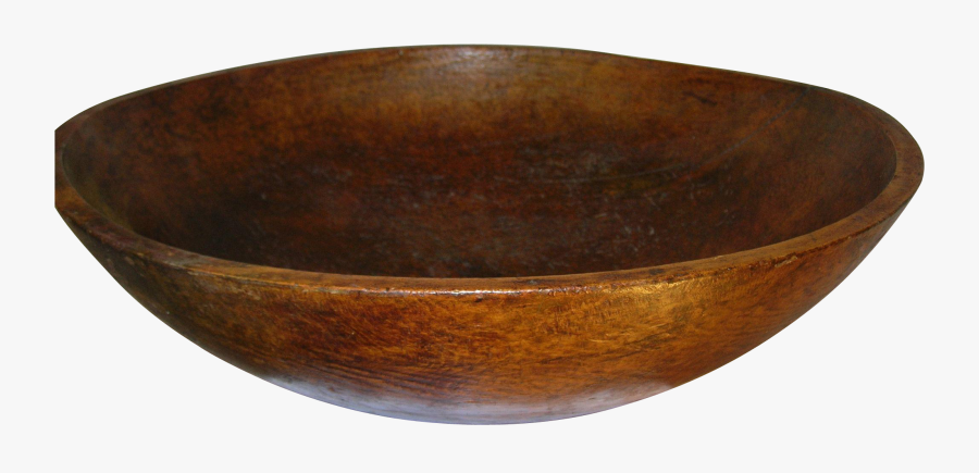 Clip Art Old Wooden Bowls - Bathroom Sink, Transparent Clipart