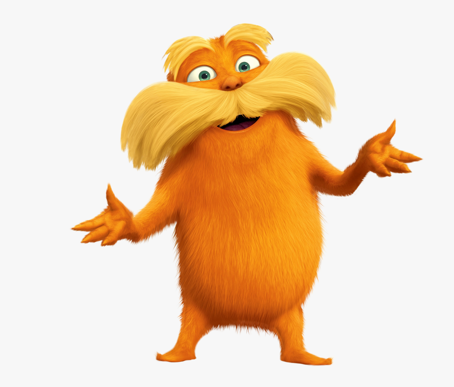 The Lorax Youtube Clip Art - Lorax Dr Seuss Characters, Transparent Clipart