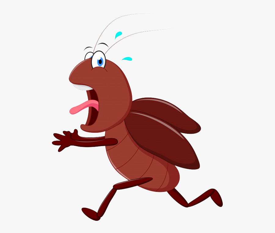 Ant Running - Cartoon Transparent Cockroach, Transparent Clipart