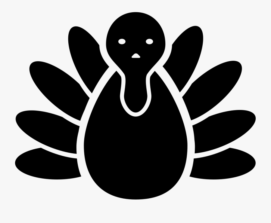 Thanksgiving Peacock - Thanksgiving Silhouette Png, Transparent Clipart