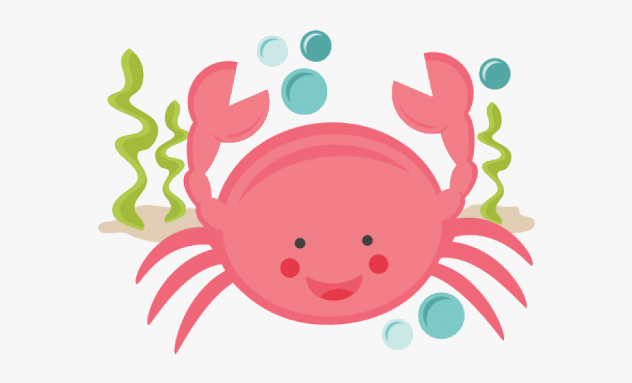 Female Crab Cliparts - Cute Crab Clipart Png, Transparent Clipart