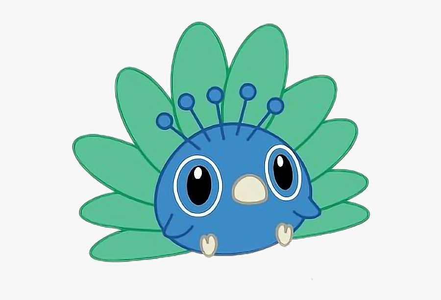 #freetoedit #cute #kawaii #peacock #bird - Draw A Kawaii Peacock, Transparent Clipart