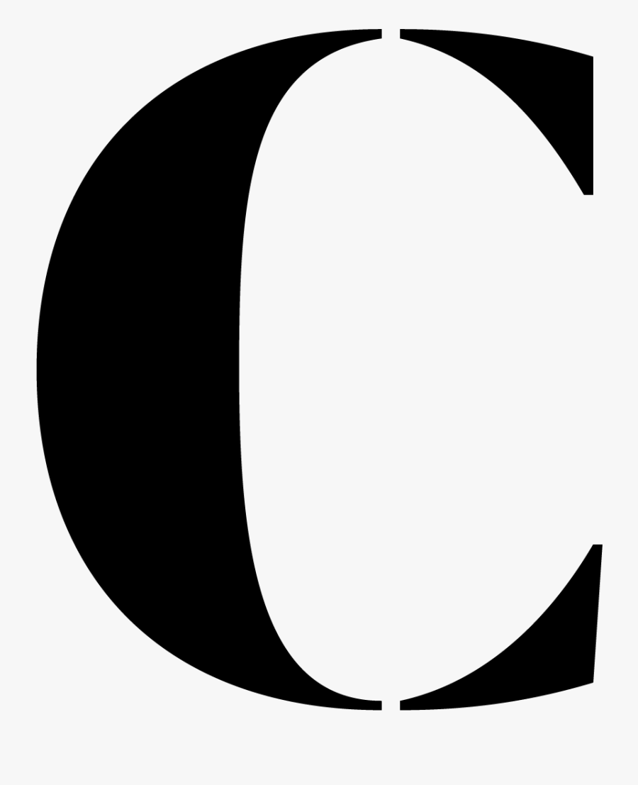 Wrought Iron Letter C, Transparent Clipart