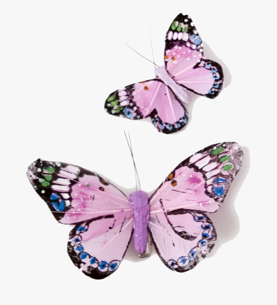 Transparent Pink Butterflies Clipart - Butterfly Transparent Background Free, Transparent Clipart