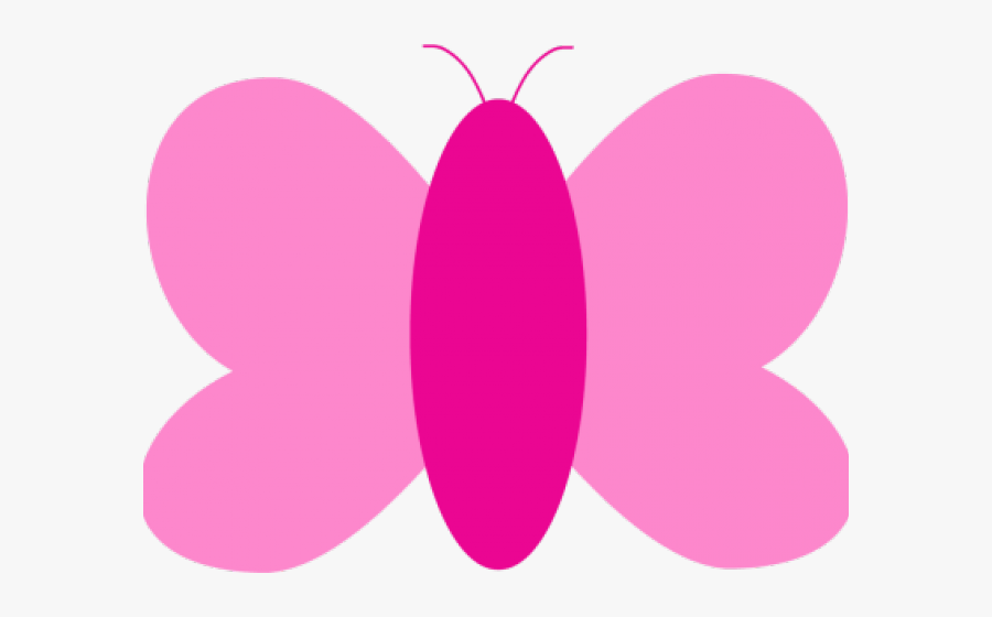 Pink Butterfly Clipart, Transparent Clipart