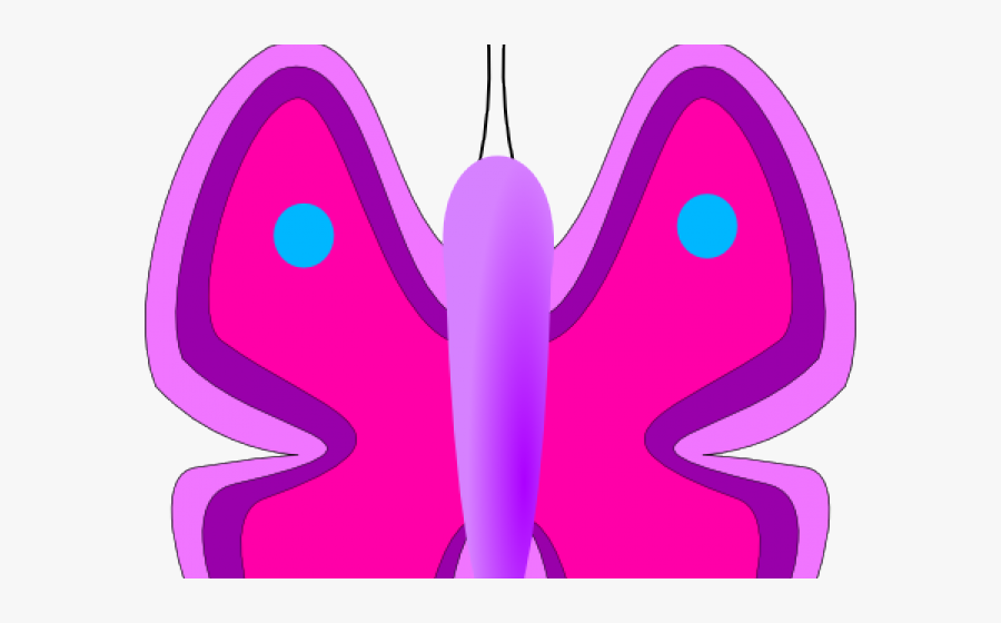 Pink Butterfly Clipart - Butterfly Green Pink Purple, Transparent Clipart