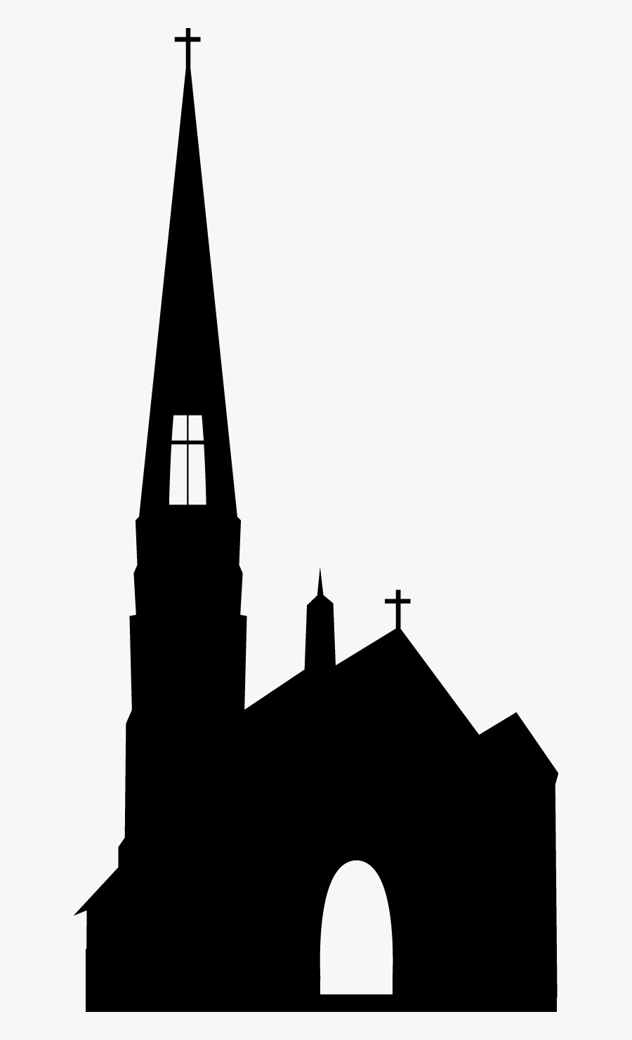 Erqi Memorial Tower Silhouette Church - Silhouette Of Church Png, Transparent Clipart