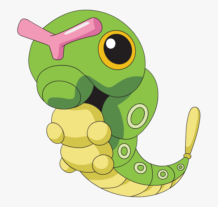 Pokemon Caterpie, Transparent Clipart
