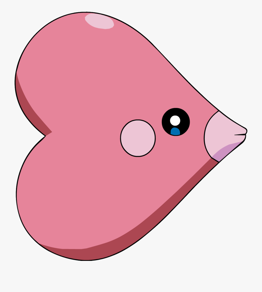 Transparent Pokemon Clip Art - Luvdisc Pokemon, Transparent Clipart
