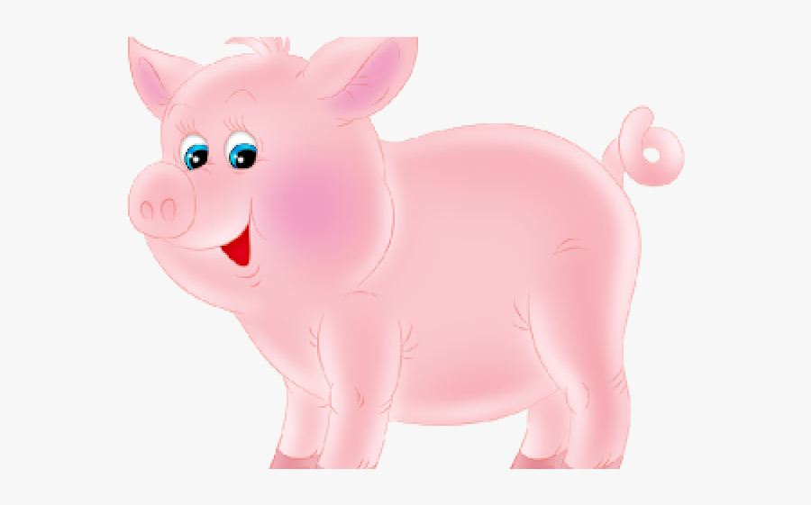 Farm Animals Clipart Pig - Pig Farm Animal Clipart, Transparent Clipart