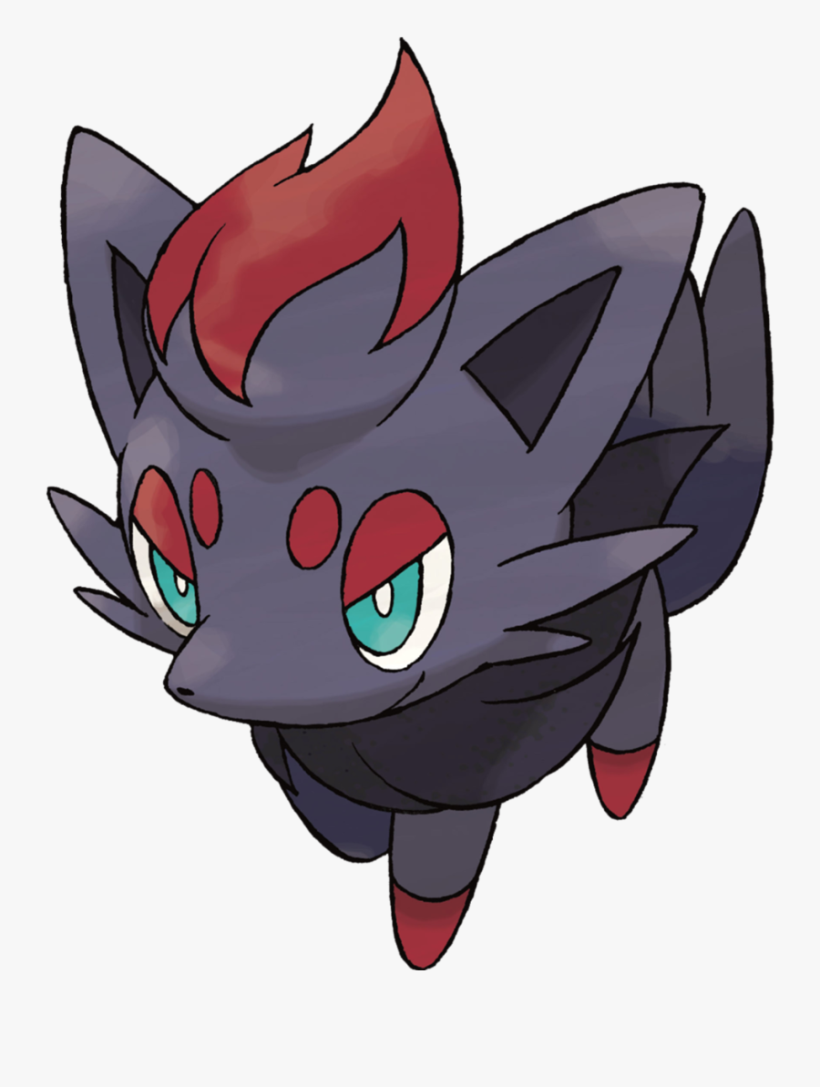 Zorua Sugimori Artwork - Pokemon Zoroark Evolution, Transparent Clipart