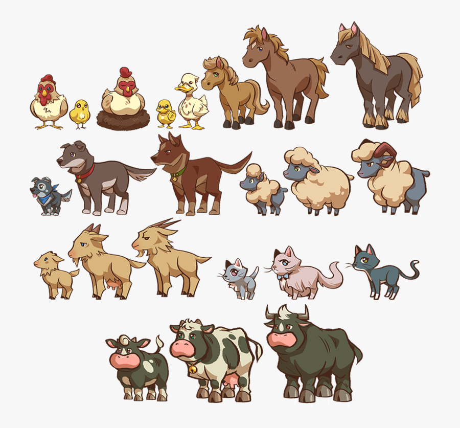 Animal Farm Animals , Png Download - Real Farm Animals Png, Transparent Clipart