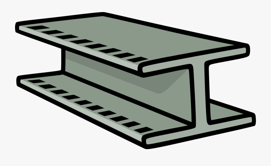 Vector Illustration Of Building Construction With Rolled - Support Beam Clipart, Transparent Clipart