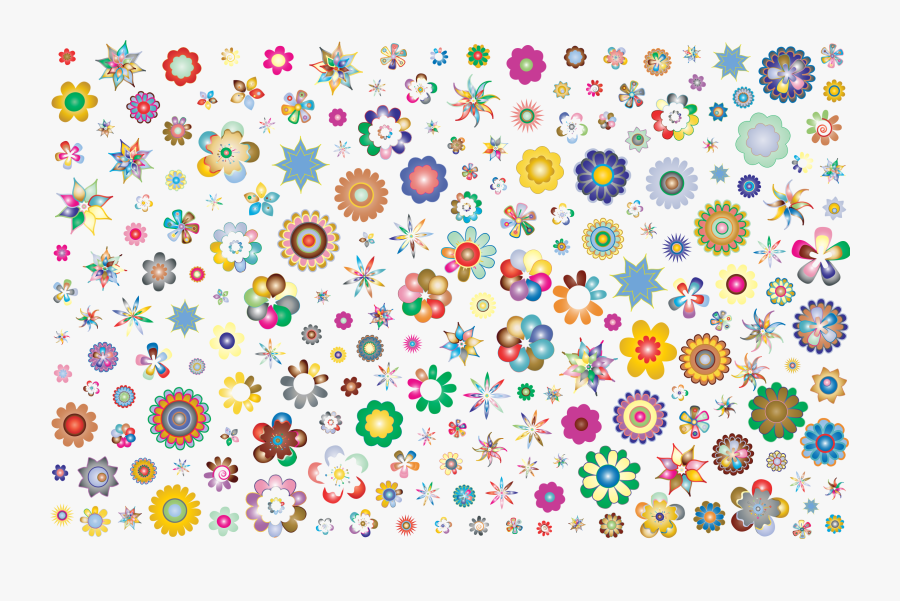 Clip Art Flowers Background Clipart - Abstract Art Design Background, Transparent Clipart