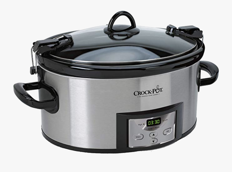 Easy To Carry - Crock Pot 6 Quart Programmable Cook & Carry Slow, Transparent Clipart