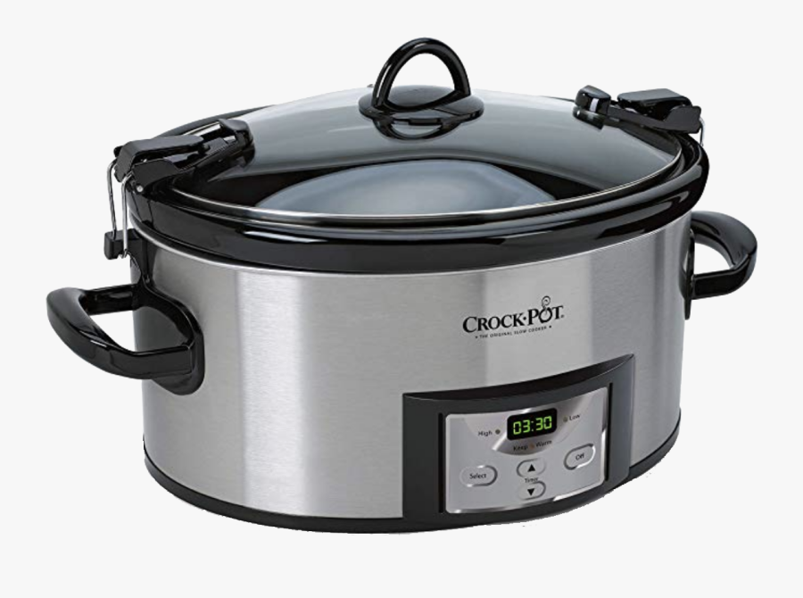 Easy To Carry Crock Pot 6 Quart Programmable Cook & Carry Slow , Free Transparent Clipart