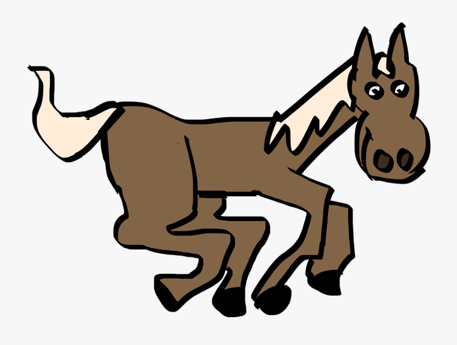 Boyfriends Or Ponies Key Differences, For Teenage Girls - Häst Tecknad, Transparent Clipart