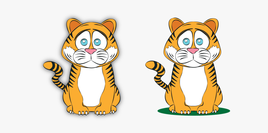 Cartoon Tiger, Transparent Clipart