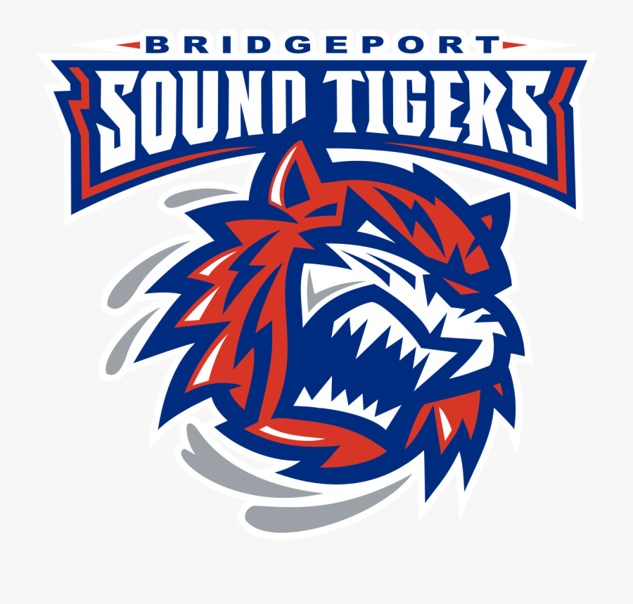 Bridgeport Sound Tigers Logo - Bridgeport Sound Tigers, Transparent Clipart