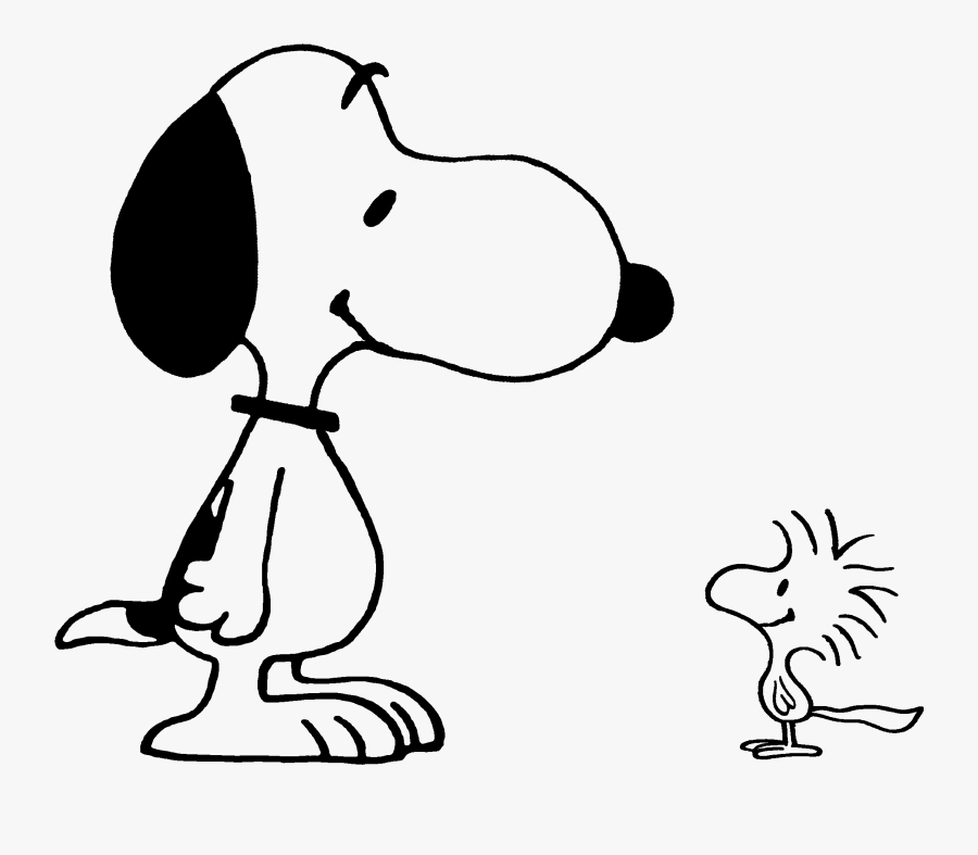 Transparent Free Snoopy Clipart - Snoopy Black And White , Free Transpare.....