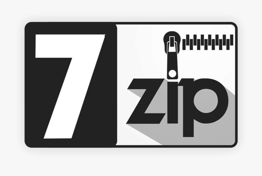 7 Zip Data Compression Archive File Portable Network - 7 Zip Icon Png, Transparent Clipart