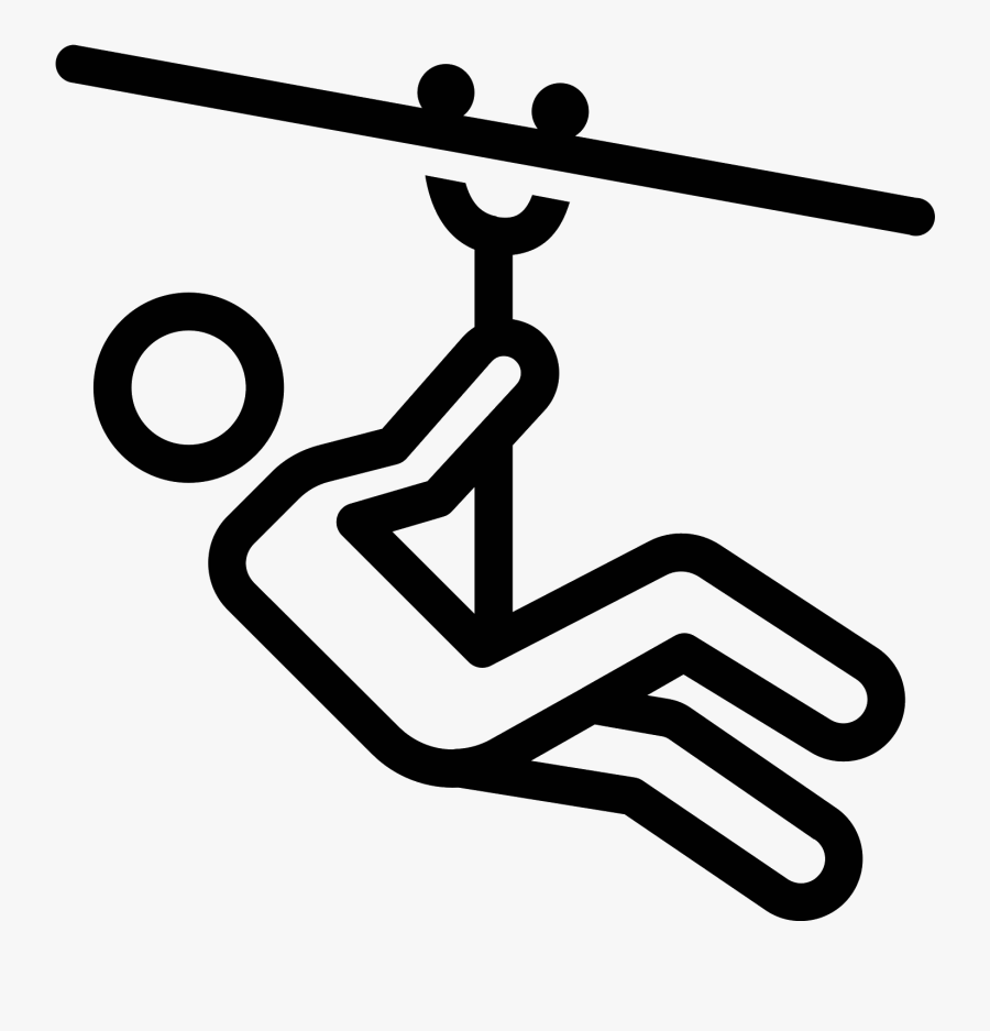 Free Icon Download Image - Zipline Icon, Transparent Clipart