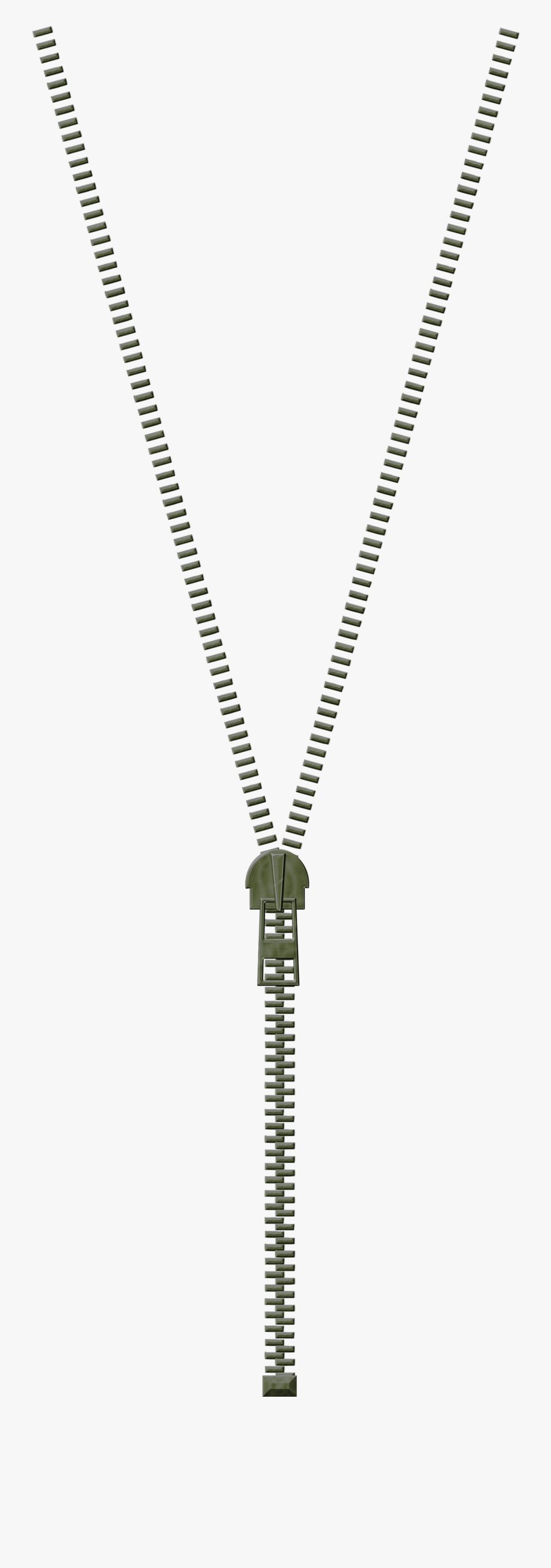 Zipper Clipart Metal - Zipper, Transparent Clipart