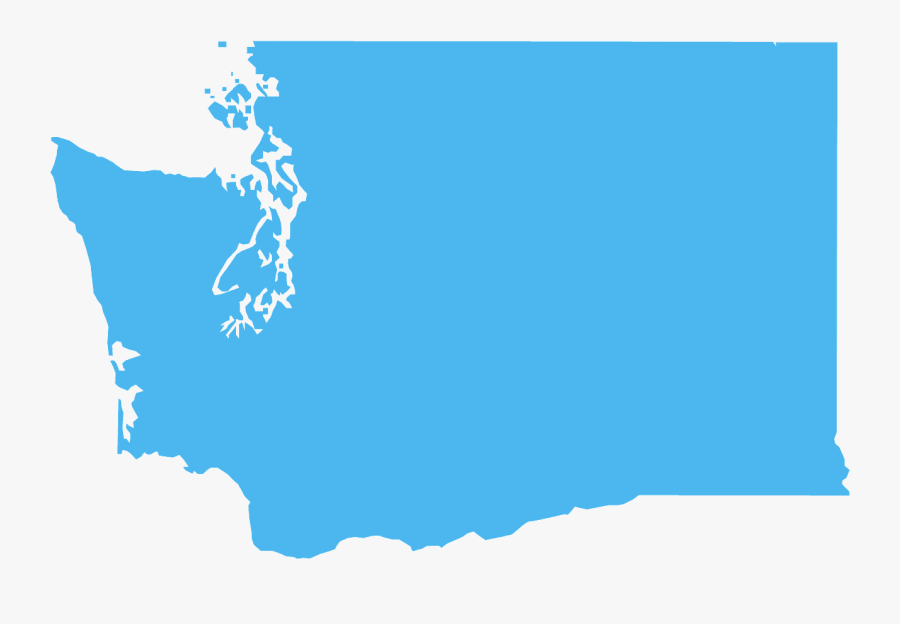 Washington State Outline Png, Transparent Clipart