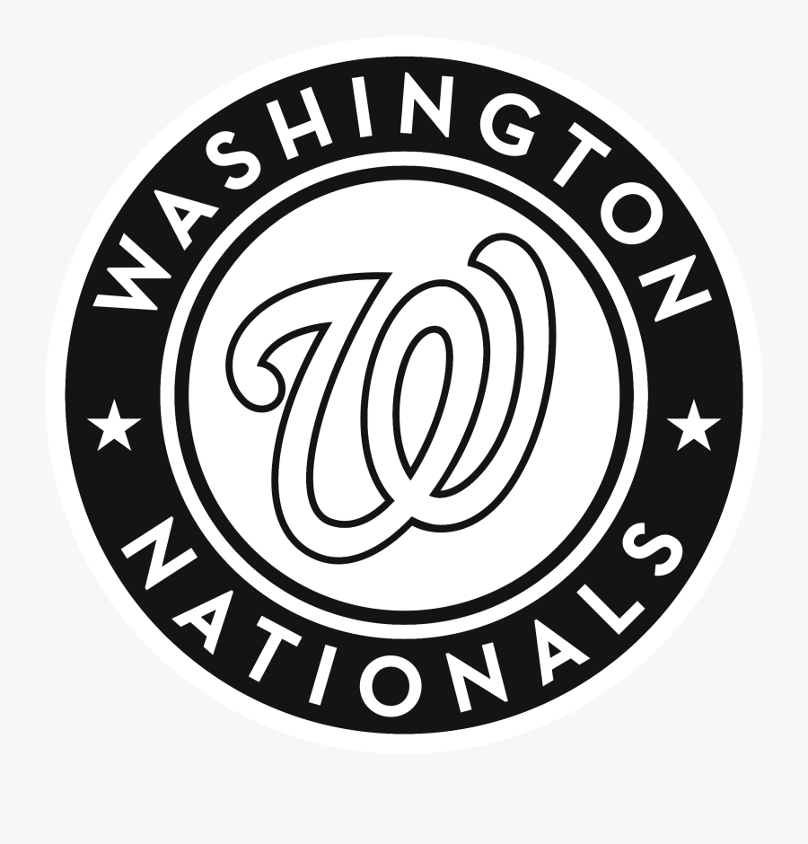 Washington Vector Black And White - Transparent Washington Nationals Logo, Transparent Clipart