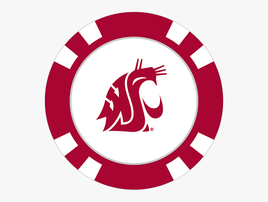 Washington State Cougars Poker Chip Ball Marker - Boston Bruins Poker Chip, Transparent Clipart