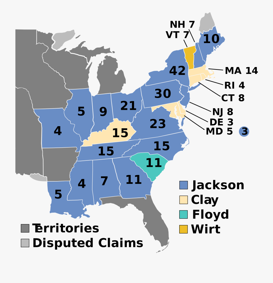 1828 Presidential Election, Transparent Clipart