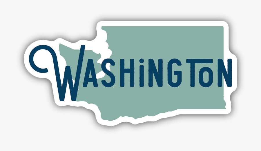 Washington State Sticker - Graphic Design, Transparent Clipart