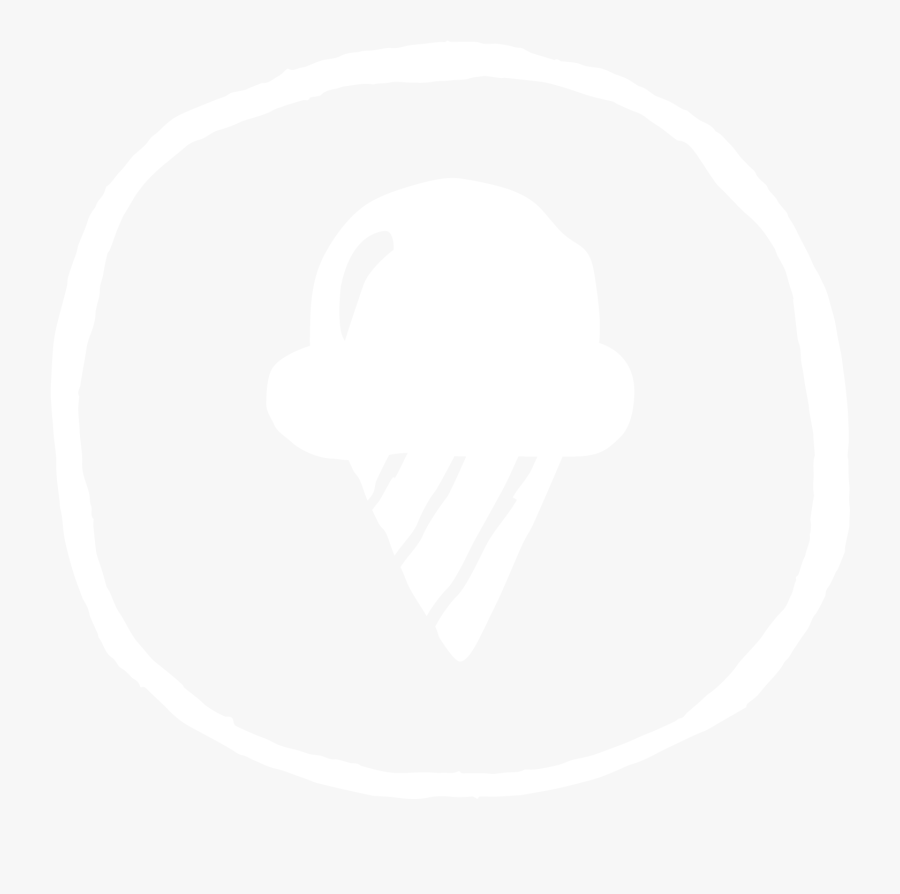 Transparent Ice Cream Sundae Clipart Black And White - Emblem, Transparent Clipart