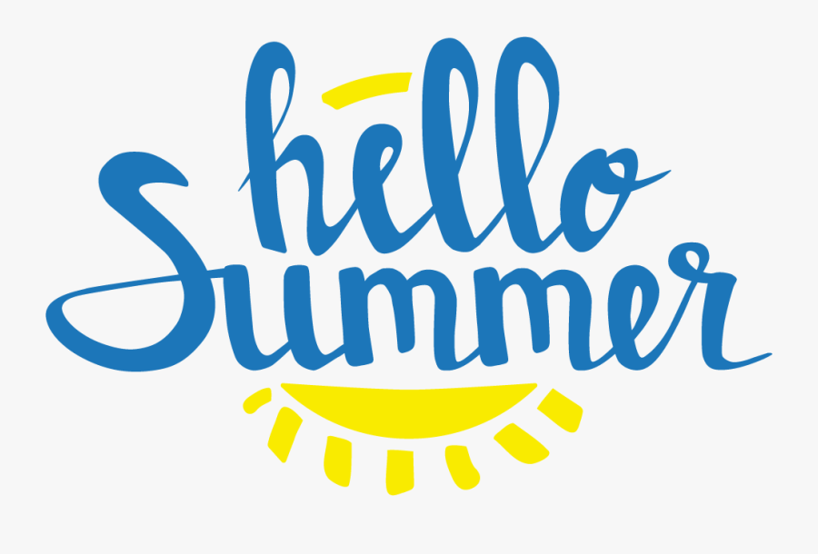Hello Summer Text Png, Transparent Clipart