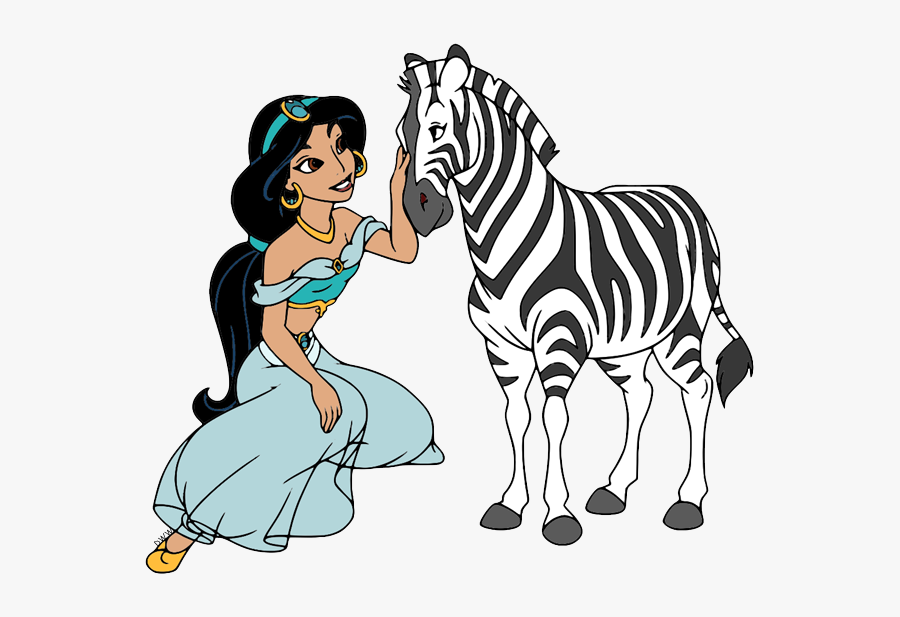 Jasmine And Zebra, Transparent Clipart