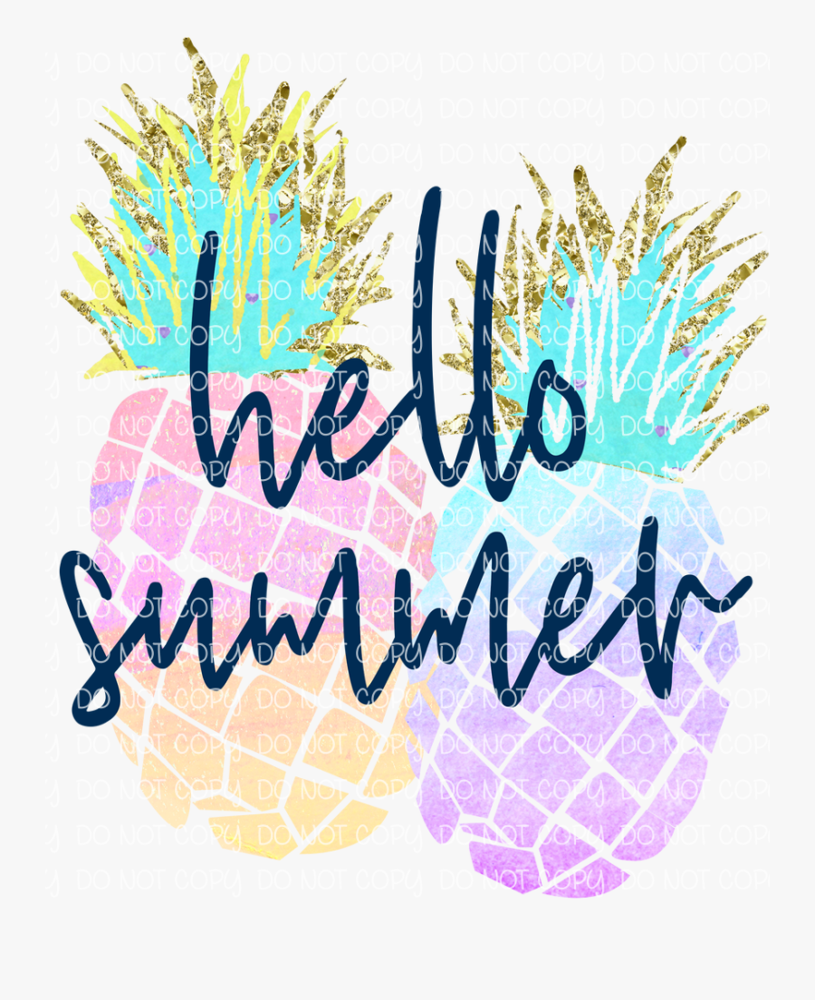 Hello Summer, Transparent Clipart