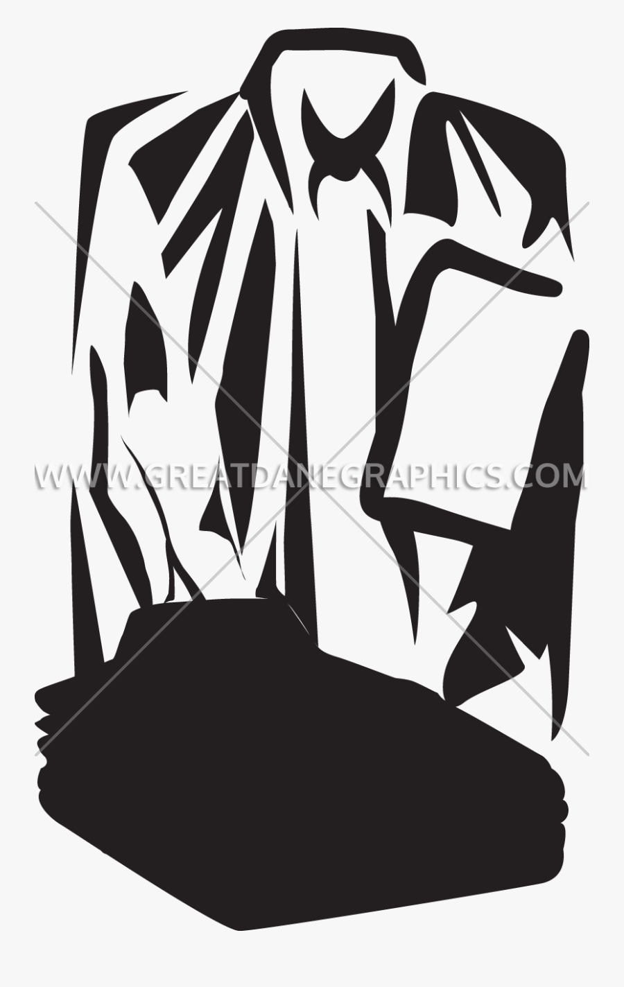 Hanger Clipart Dry Cleaning - Dry Cleaning Bag Silhouette, Transparent Clipart