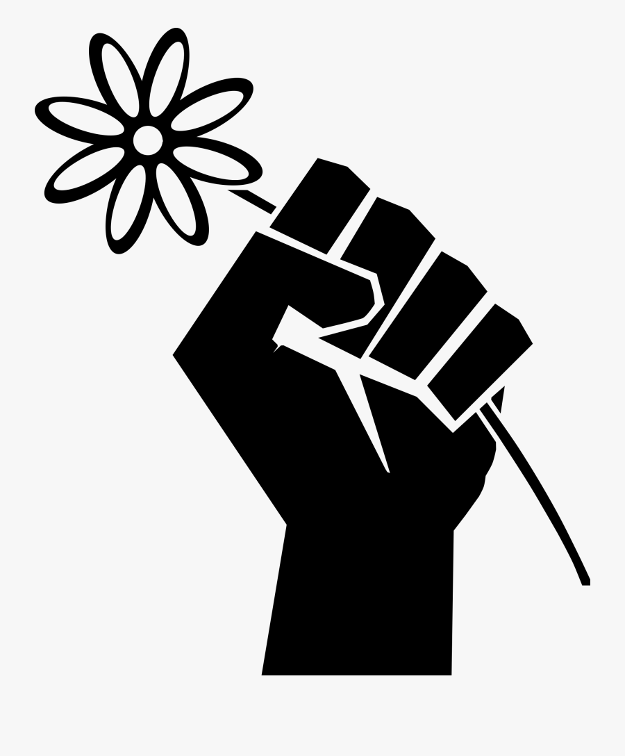 Human Behavior,plant,flower - Never Give Up Fist, Transparent Clipart