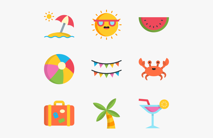 Summer Website Themes Icons - Summer Icon, Transparent Clipart